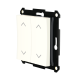Wireless push button 55W, wit pijl