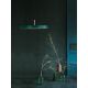 VETRO Matt Green Aluminium & Acrylic LED