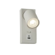 Moon 1 USB Switched, GU10, Sand White
