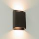 Wandlamp Diaz L DTW donker antiek brons