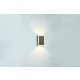 Wandlamp Diaz S goud geborsteld