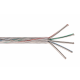 Kabel transparant 5x0.75 rond