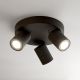 Moon 3 Round, GU10, Sand Black