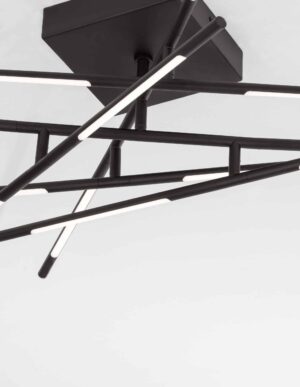 Opbouwlamp Raccio, LED 48 zwart - Afbeelding 5