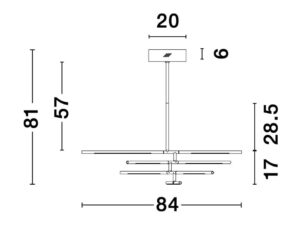 Opbouwarmatuur Raccio 4 voudig - Image 6